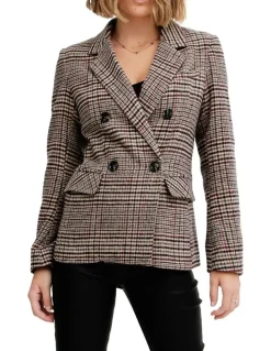 Belle & Bloom Piccadilly Plaid Blazer