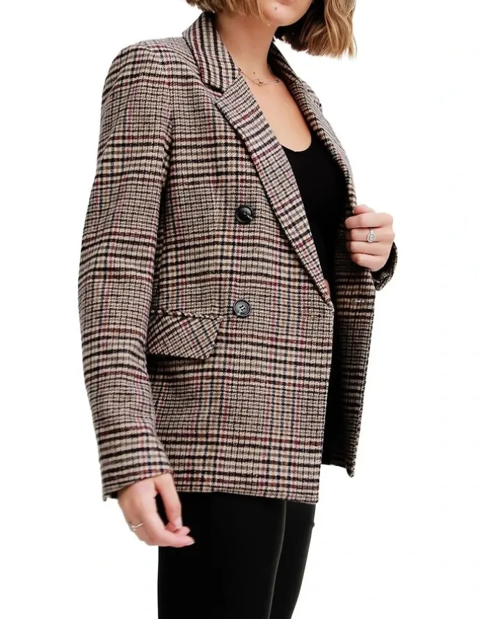 Belle & Bloom Piccadilly Plaid Blazer