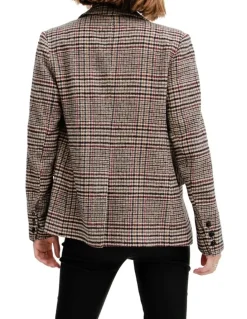 Belle & Bloom Piccadilly Plaid Blazer