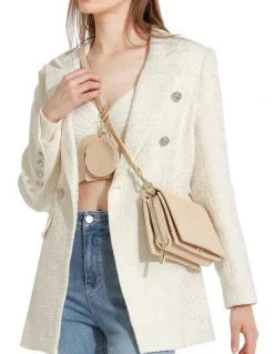 Belle & Bloom Princess Polina Tweed Blazer in Cream