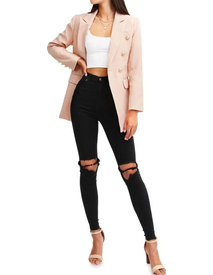 Belle & Bloom Princess Polina Textured Weave Blazer