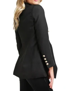 Belle & Bloom Princess Polina Black Tweed Blazer