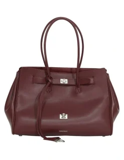 Belle & Bloom Rude Shoulder Bag in Burgundy
