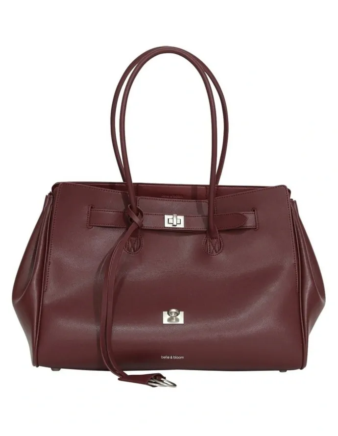 Belle & Bloom Rude Shoulder Bag in Burgundy