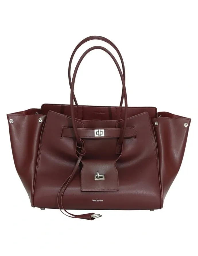 Belle & Bloom Rude Shoulder Bag in Burgundy