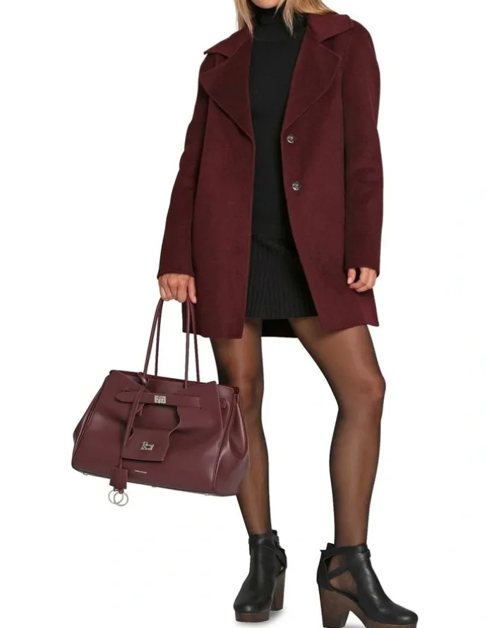 Belle & Bloom Rude Shoulder Bag in Burgundy