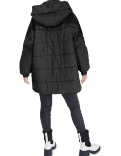 Belle & Bloom Say It Again Quilted Jacket in Black