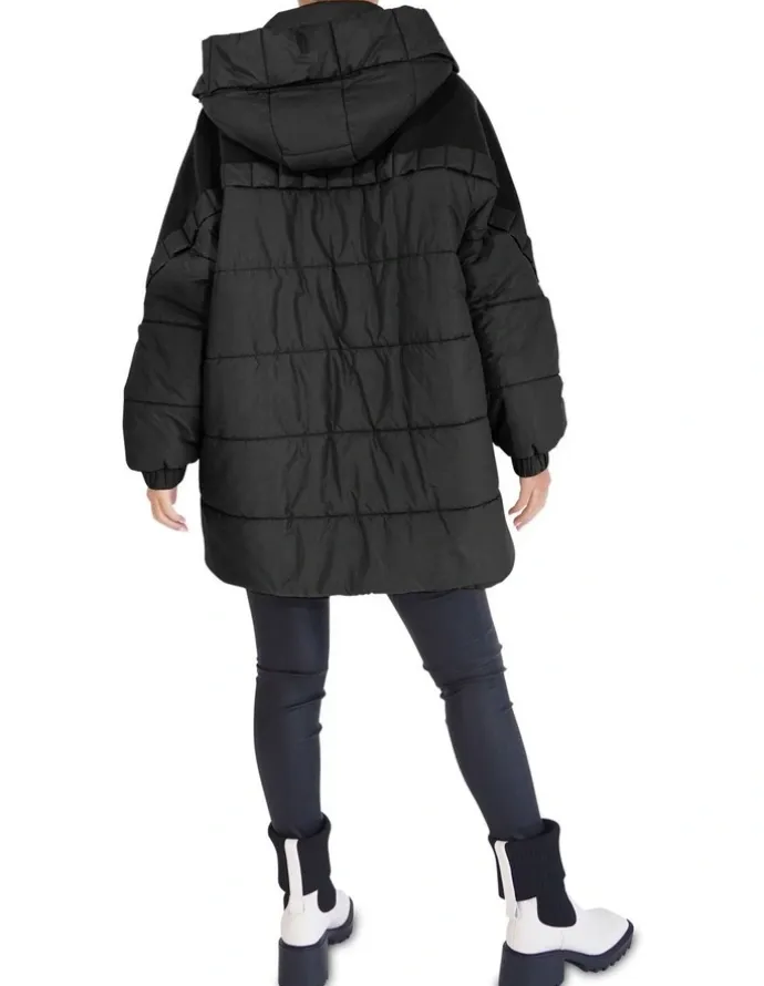 Belle & Bloom Say It Again Quilted Jacket in Black