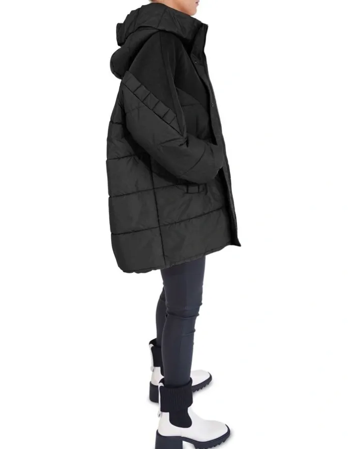 Belle & Bloom Say It Again Quilted Jacket in Black
