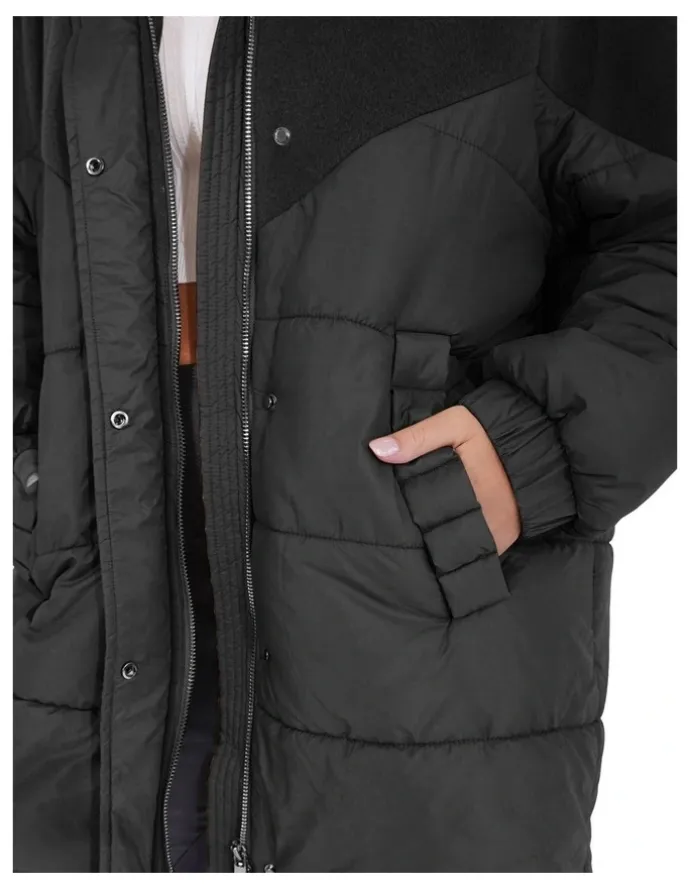 Belle & Bloom Say It Again Quilted Jacket in Black