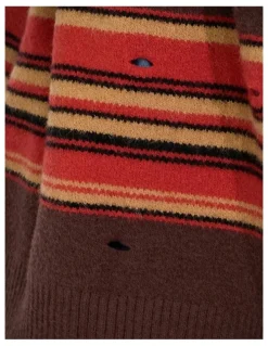 Belle & Bloom So Many Likes Oversized Knitted Cardi Coat in Chocolate