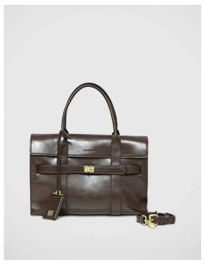 Belle & Bloom So What Tote Bag in Chocolate