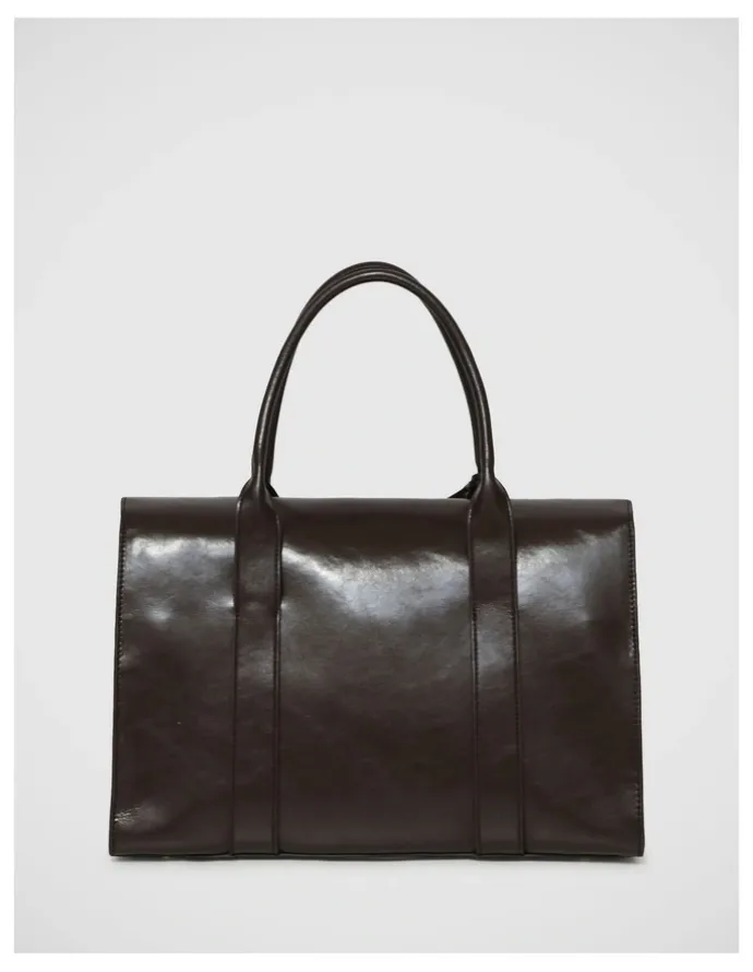 Belle & Bloom So What Tote Bag in Chocolate
