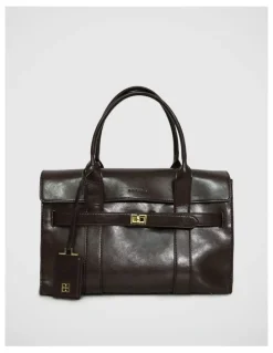 Belle & Bloom So What Tote Bag in Chocolate