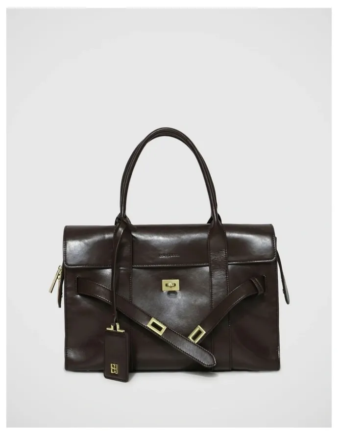 Belle & Bloom So What Tote Bag in Chocolate