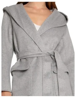 Belle & Bloom Sweet Escape Robe Coat in Grey Marle