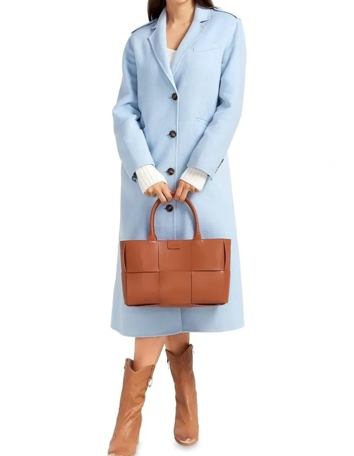 Belle & Bloom Tainted Love Longline Coat in Blue