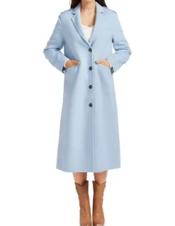 Belle & Bloom Tainted Love Longline Coat in Blue