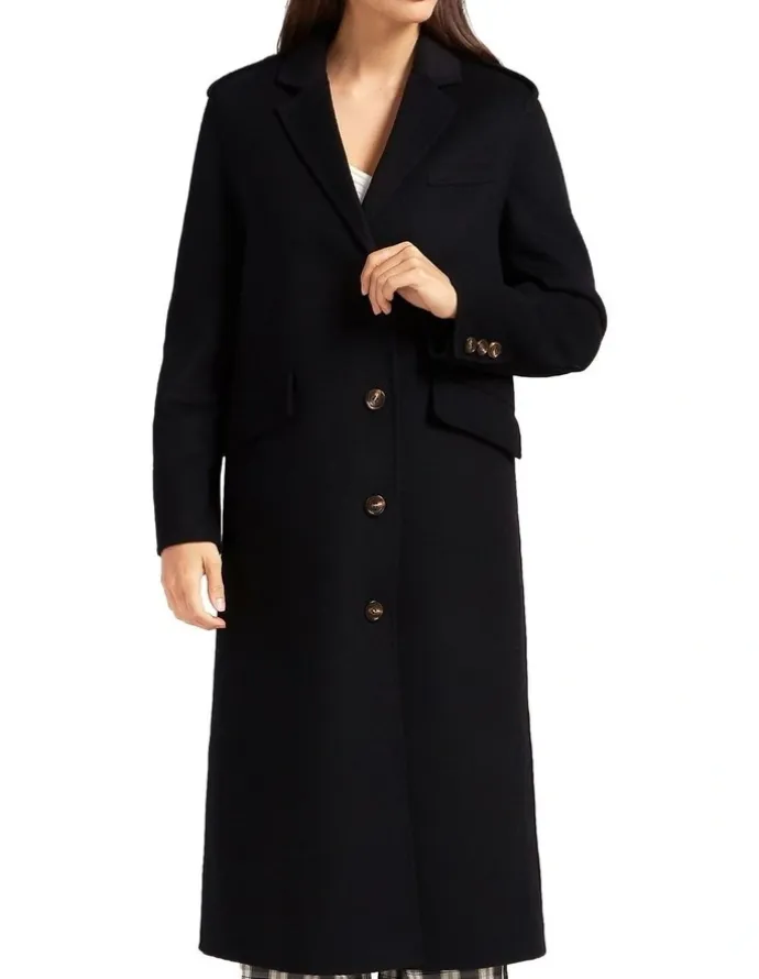 Belle & Bloom Tainted Love Longline Coat in Black