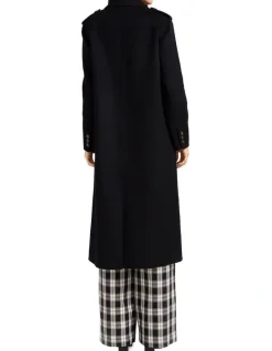 Belle & Bloom Tainted Love Longline Coat in Black