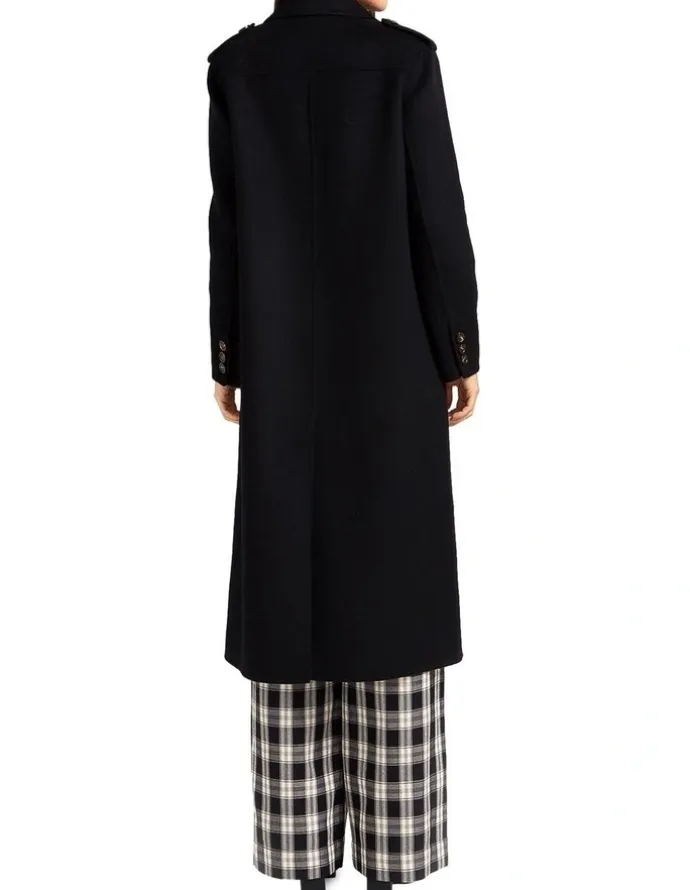 Belle & Bloom Tainted Love Longline Coat in Black