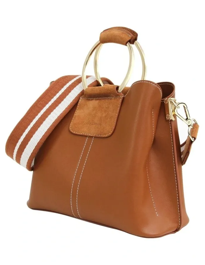 Belle & Bloom Twilight Leather Cross-Body Bag in Brown