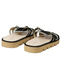 Belle & Bloom Unconditional Love Suede Slide in Black