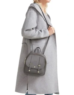 Belle & Bloom Walk This Way Wool Blend Oversized Coat in Grey