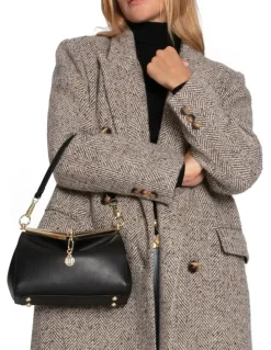 Belle & Bloom Wherever I Go Tweed Coat in Brown