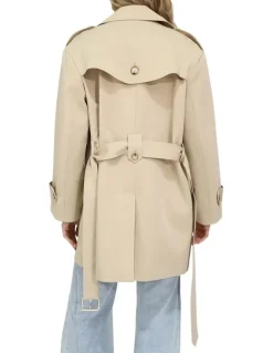 Belle & Bloom Whispers of Verona Trench Coat in Light Camel