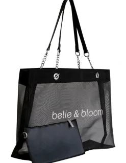 Belle & Bloom Wild Lover Tote Bag in Black
