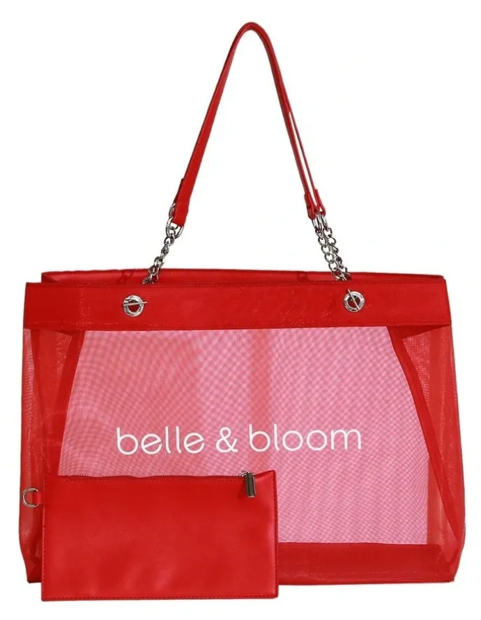 Belle & Bloom Wild Lover Tote Bag in Red