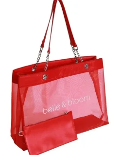 Belle & Bloom Wild Lover Tote Bag in Red