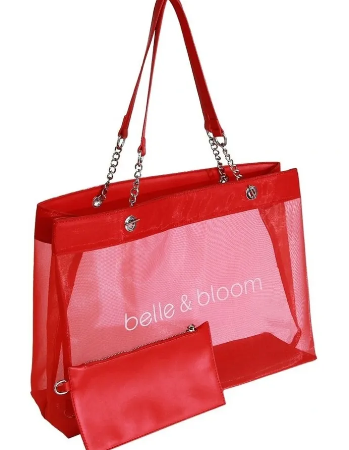 Belle & Bloom Wild Lover Tote Bag in Red