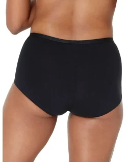 Bendon Body Cotton Full Brief in Black