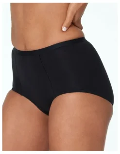 Bendon Body Cotton Full Brief in Black