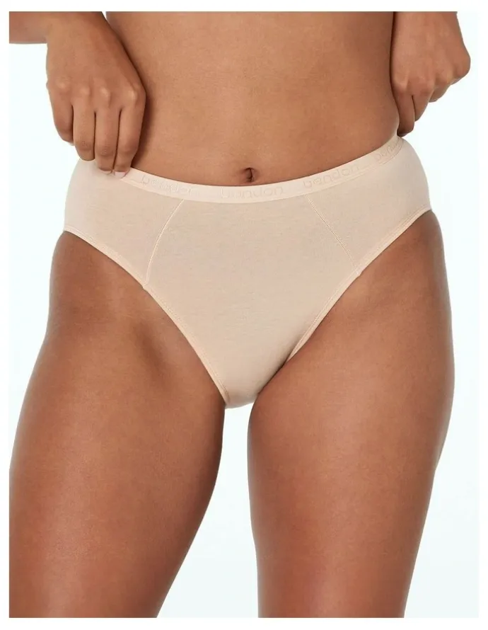 Bendon Body Cotton High Cut Brief in Natural