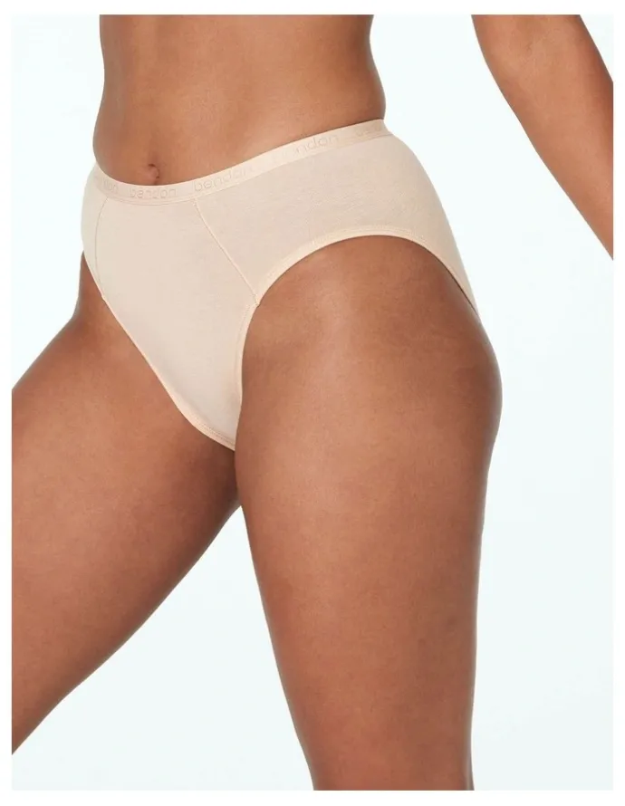 Bendon Body Cotton High Cut Brief in Natural