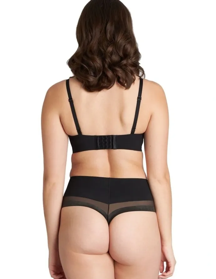 Bendon Comfit Collection Soft Cup Plunge Bra in Black