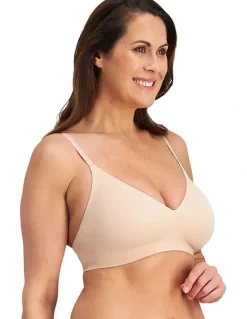 Bendon Comfit Collection Soft Cup Plunge Bra in Latte