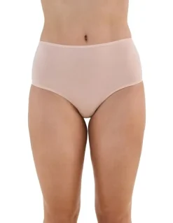 Bendon Cotton And Lace Full Brief in Latte