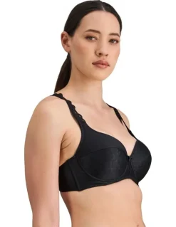 Bendon Damask Contour Bra in Black