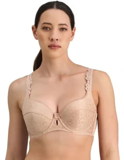 Bendon Damask Contour Bra in Latte