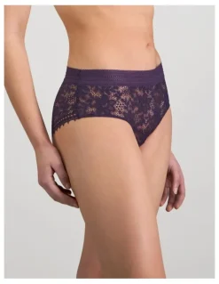 Bendon Jessie Midi Brief in Purple Velvet