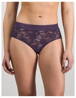 Bendon Jessie Midi Brief in Purple Velvet