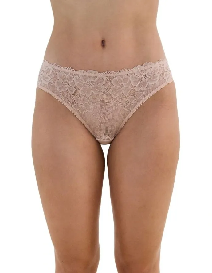 Bendon Lacey Bikini in Latte