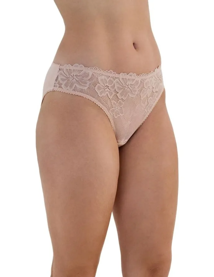 Bendon Lacey Bikini in Latte