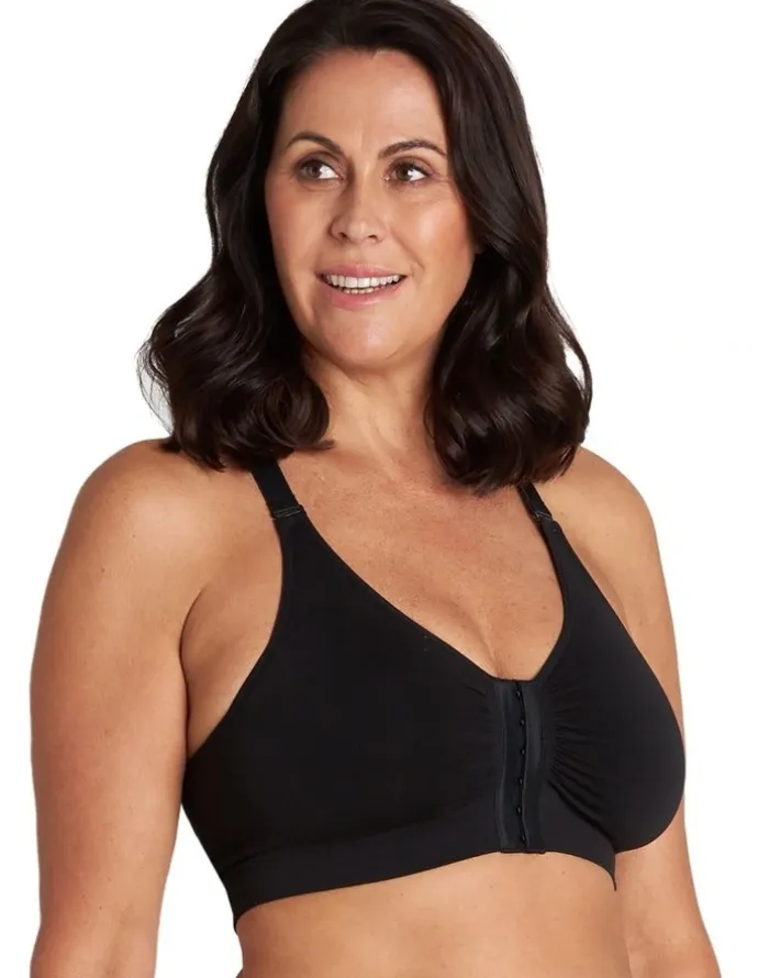 Bendon Restore Front Open Wirefree Bra in Black