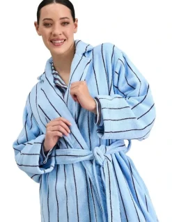 Bendon Riviera Robe in Cool Blue