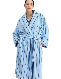Bendon Riviera Robe in Cool Blue